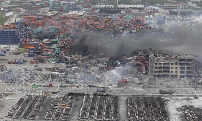 A Cocktail of Chemicals Thought to Pose Danger Following Tianjin Explosion