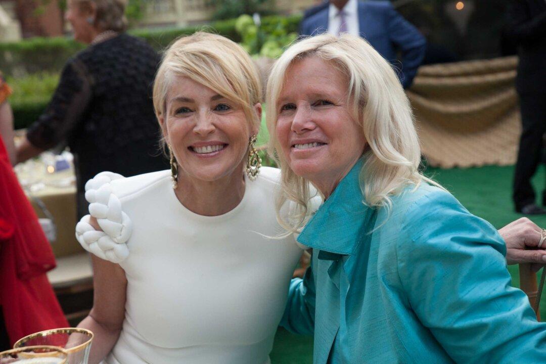 Dinner with Sharon Stone