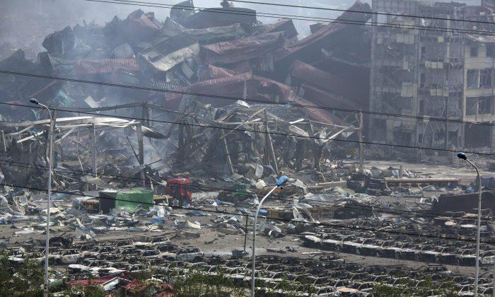More Questions Raised as China Blast Zone Blocked Over Contamination Fear