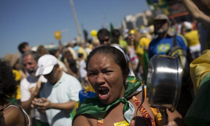 Mass Anti-Government Protesters Take to Streets Across Brazil