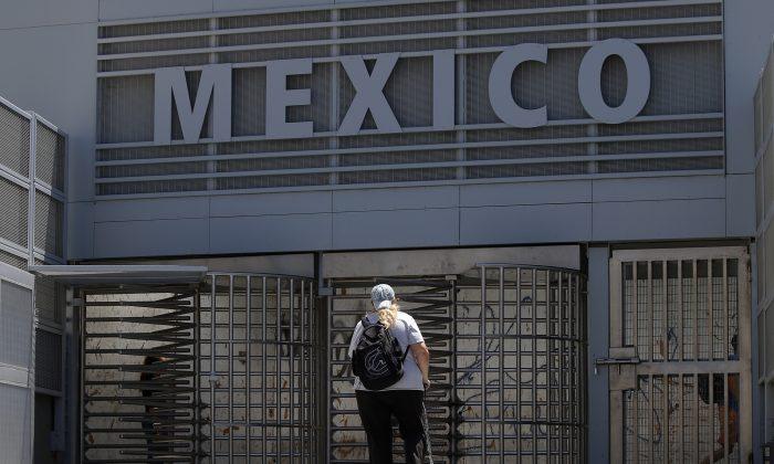 At Busy Crossing, Pedestrians Need Passport to Enter Mexico