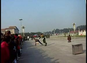 Tiananmen Protestors Increase; Police Turn Violent