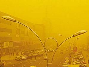 Strong Sandstorm Hits North China