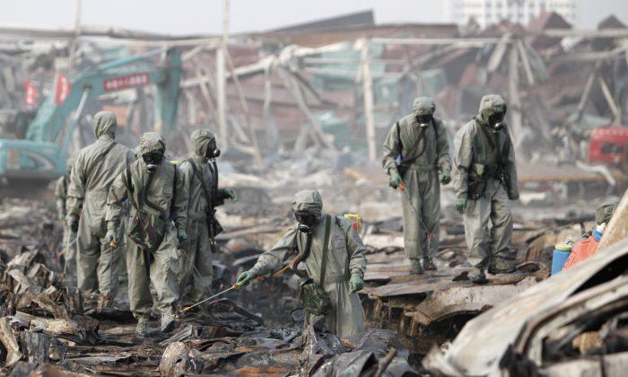 Expert: Tianjin Blast Likely Led to Water ‘Significantly Contaminated’ With Cyanide
