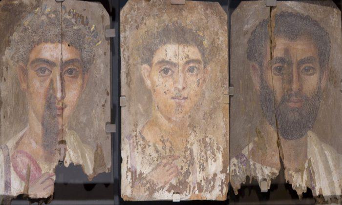 Egyptian Blue Hides in These Mummy Portraits