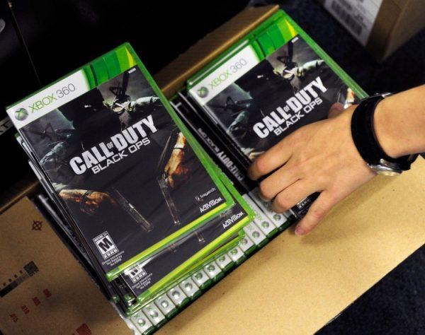Copies of 'Call of Duty: Black Ops' at a GameStop store. Video game publisher Activision Blizzard Inc. said it was releasing a new service called 'Call of Duty Elite' around the Call of Duty games that ties to online multiplayer gaming. (Ethan Miller/Getty Images)
