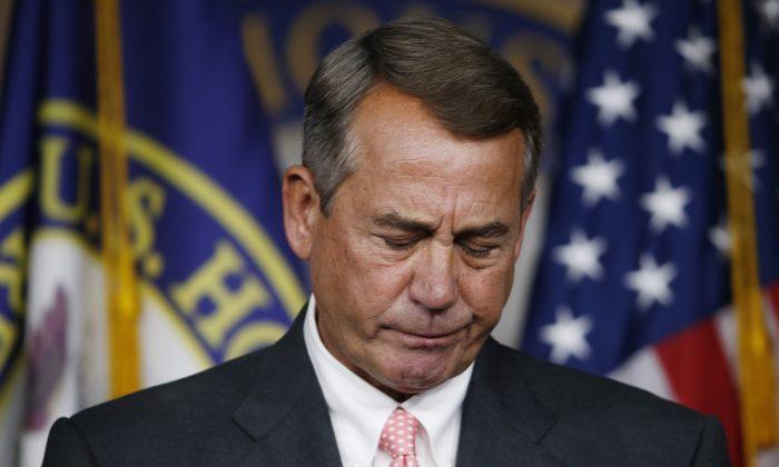 Speaker Boehner Stuns Congress, Announces Resignation