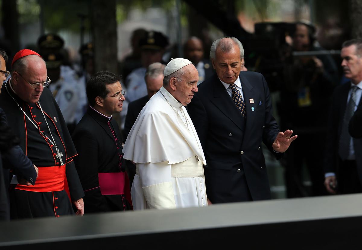 Pope Decries Environmental Damage, Then Visits Ground Zero
