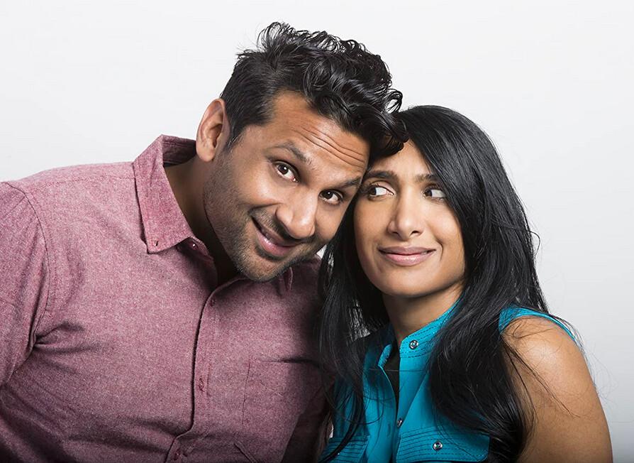 Ravi and Geeta Patel, brother and sister, in "Meet the Patels." (Alchemy)