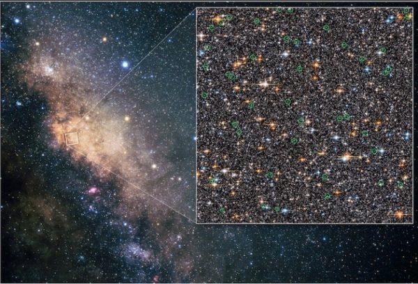 The Hubble Telescope captures blue straggler stars in the Milky Way bulge. (NASA, ESA, W. Clarkson/Indiana University & UCLA, K. Sahu/STScl)
