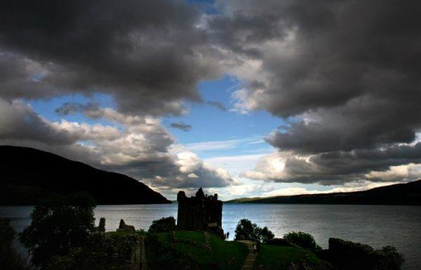 Urquhart Castle which sits on the banks of Loch Ness, has been voted one of Britain's favourite tourist spots, on September 11, 2008 in Urquhart, Scotland. (Jeff J Mitchell/Getty Images)