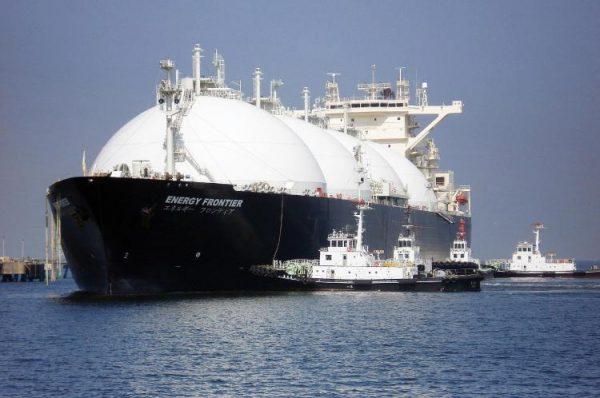 A liquefied natural gas (LNG) tanker. (AFP/Getty Images)