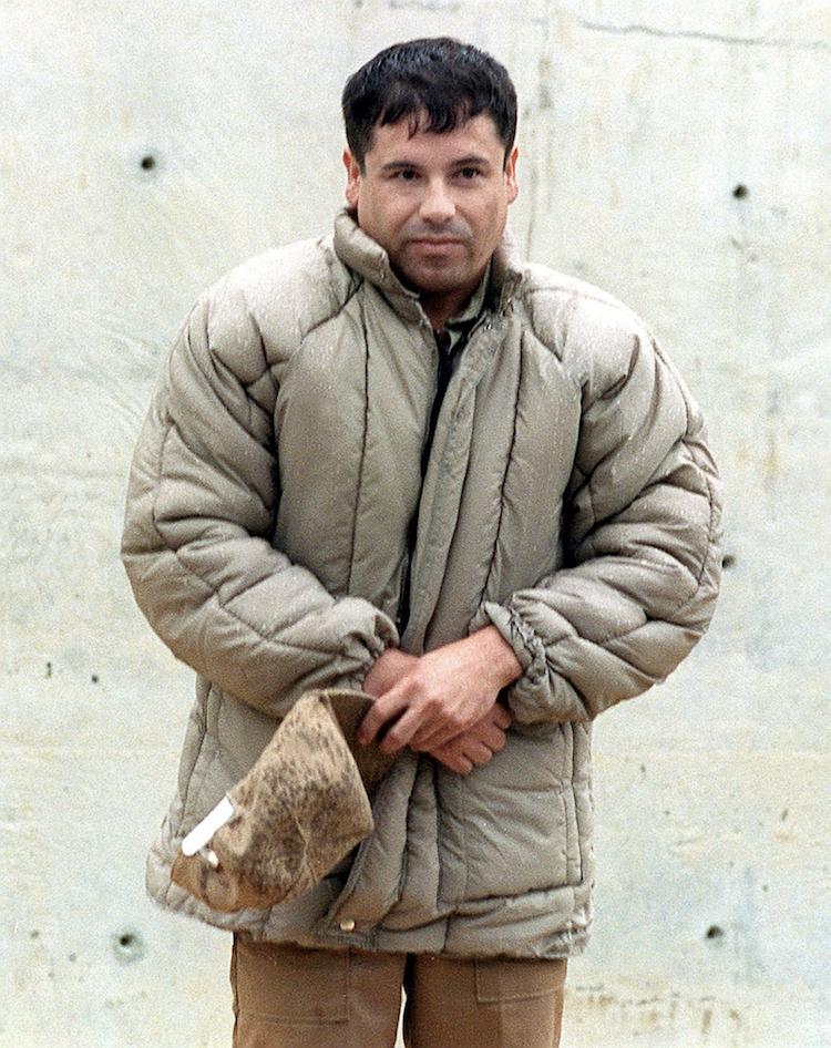 Drug trafficker Joaquin Guzman Loera 'el Chapo Guzman' at the Almoloya de Juarez, Mexico, a maximum security prison, in July 10, 1993, before he escaped in 2001. (Gerardo Magallon/AFP/Getty Images)