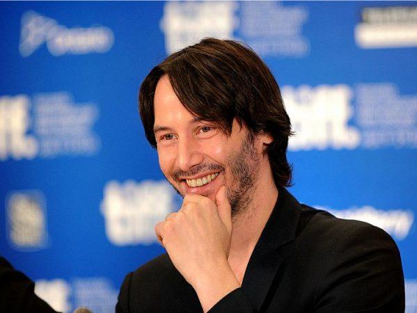 Keanu Reeves speaks at a 'Henry's Crime' press conference during the 2010 Toronto International Film Festival in Toronto, Canada on Sept. 14, 2010. (Jason Merritt/Getty Images)