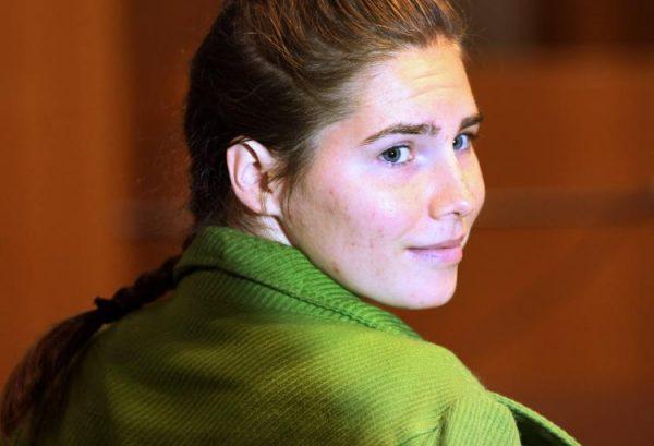 Amanda Knox on the final day of the Meredith Kercher murder trial on December 4, 2009 in Perugia, Italy. A man currently in an Italian prison claims that he can prove the innocence of Amanda Knox by confirming the guilt of his own brother. (Oli Scarff/Getty Images)
