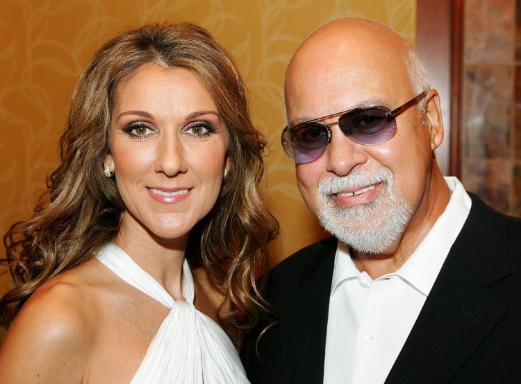 Celine Dion and husband Rene Angelil are expecting their second child in May. (Ethan Miller/Getty Images)