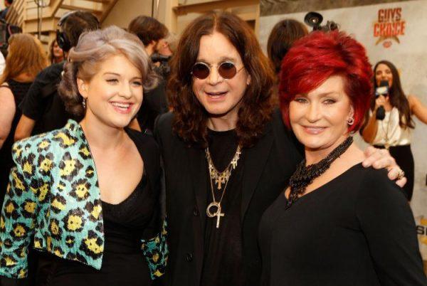 Kelly Osbourne, musician Ozzy Osbourne, and TV personality Sharon Osbourne in Los Angeles, California, on June 5, 2010. (Christopher Polk/Getty Images)