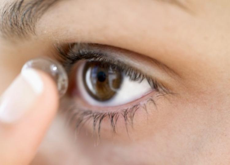 Stock image of contact lenses. (Photos.com)
