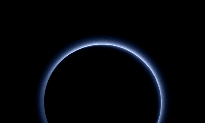 Blue Skies Over Pluto and a Lakeside Home on Mars