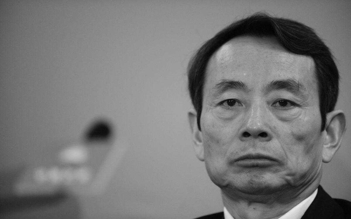Jiang Jiemin, the former director of State-owned Assets Supervision and Administration Commission, in Hong Kong on Mar. 25, 2010. (Mike Clarke/AFP/Getty Images)
