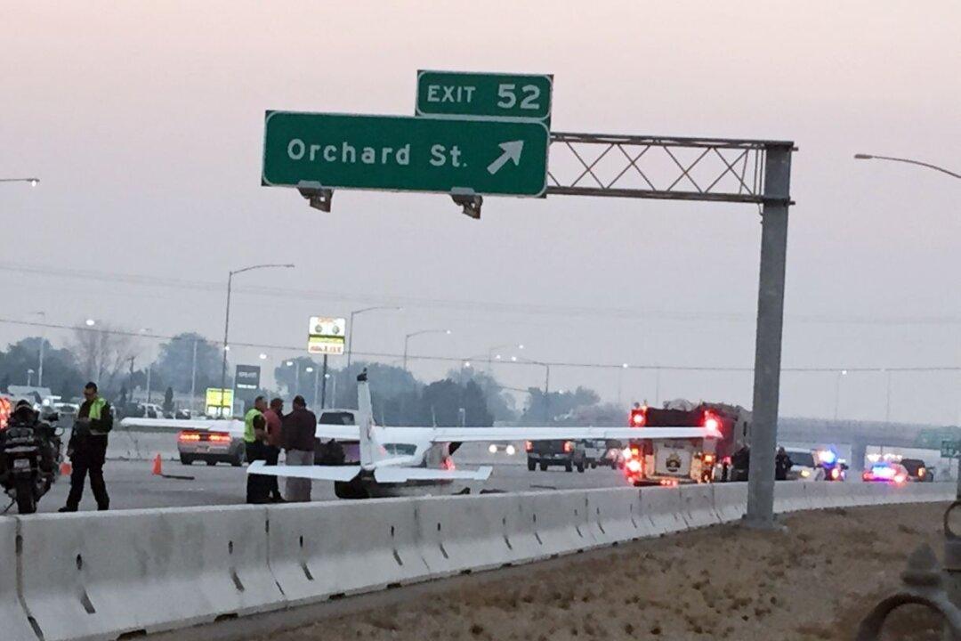 Small Plane Lands on Idaho Interstate During Rush Hour