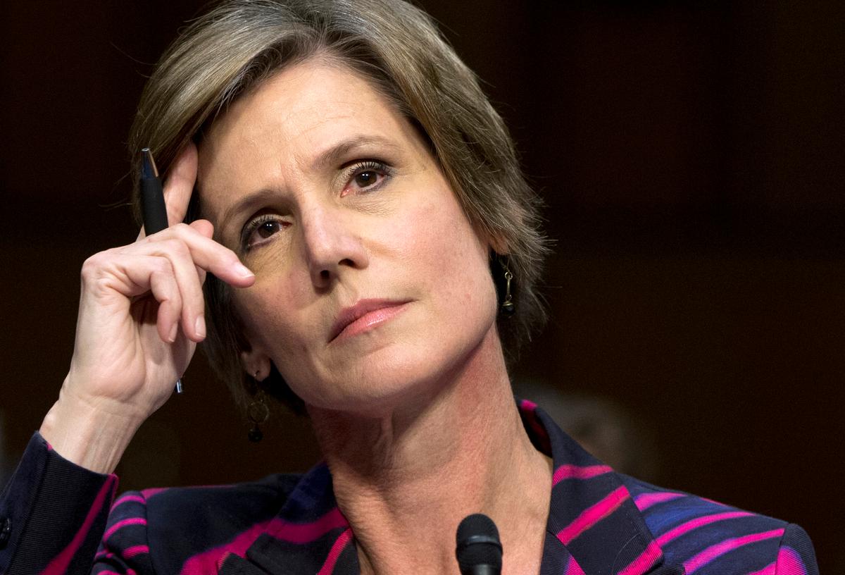 Acting AG Sally Yates Fired by Trump After Refusing to Defend Immigration Orders