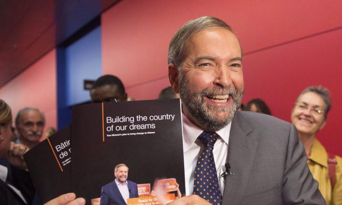 Mulcair Plans to Stay With NDP ‘For the Long Haul’