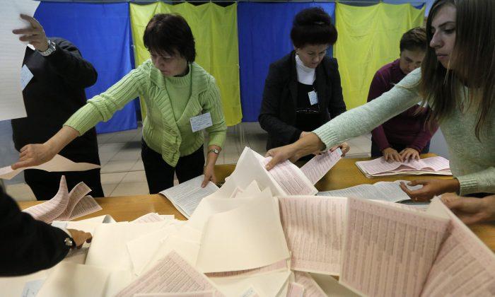 Exit Polls in Ukraine Local Elections Show East-West Split
