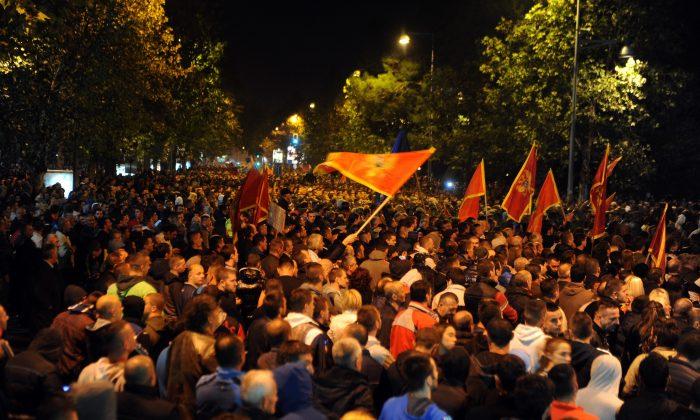 Montenegro PM Shrugs Off Violent Demos Calling for Resignation