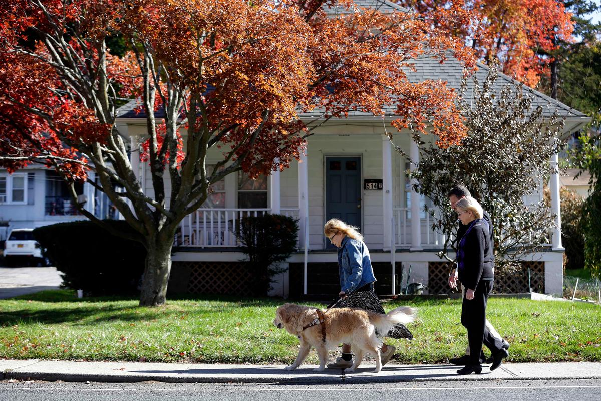 Woman Reunites With Guide Dog That Saved Her