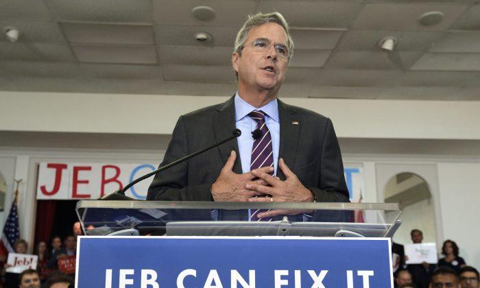 Bush Hits Campaign Reset, Retools Slogan: ‘Jeb Can Fix It’