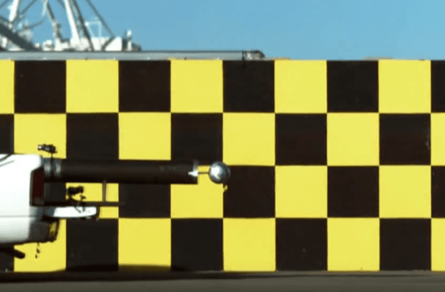 WATCH: ‘Mythbusters’ Fires a Ball at Sixty MPH out of a Truck Traveling Sixty MPH in the Opposite Direction