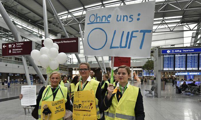 Cabin Crew at Germany’s Lufthansa Stage 2nd Day of Strikes