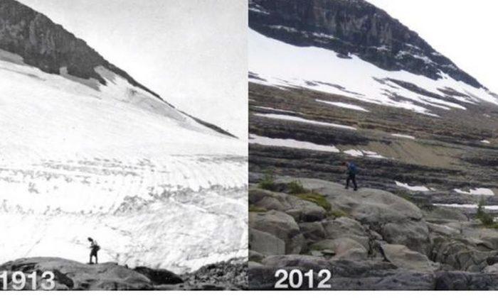 These Photos Show Extreme Melting of Glaciers in the Past Century