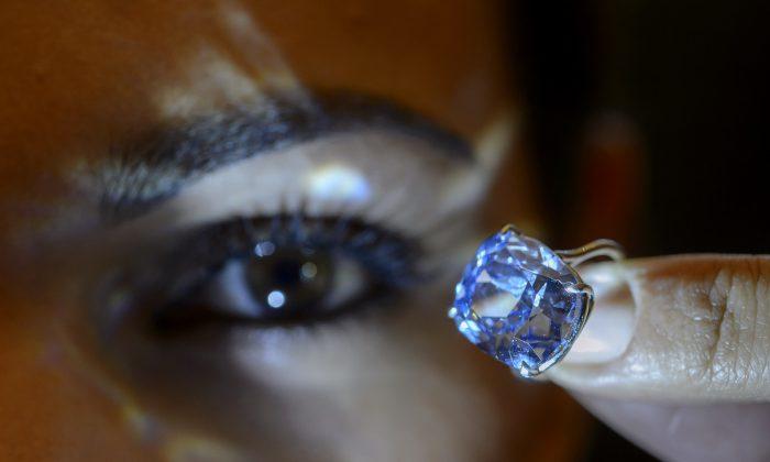 Rare Blue Diamond Sells for Record $48.5 Million at Auction
