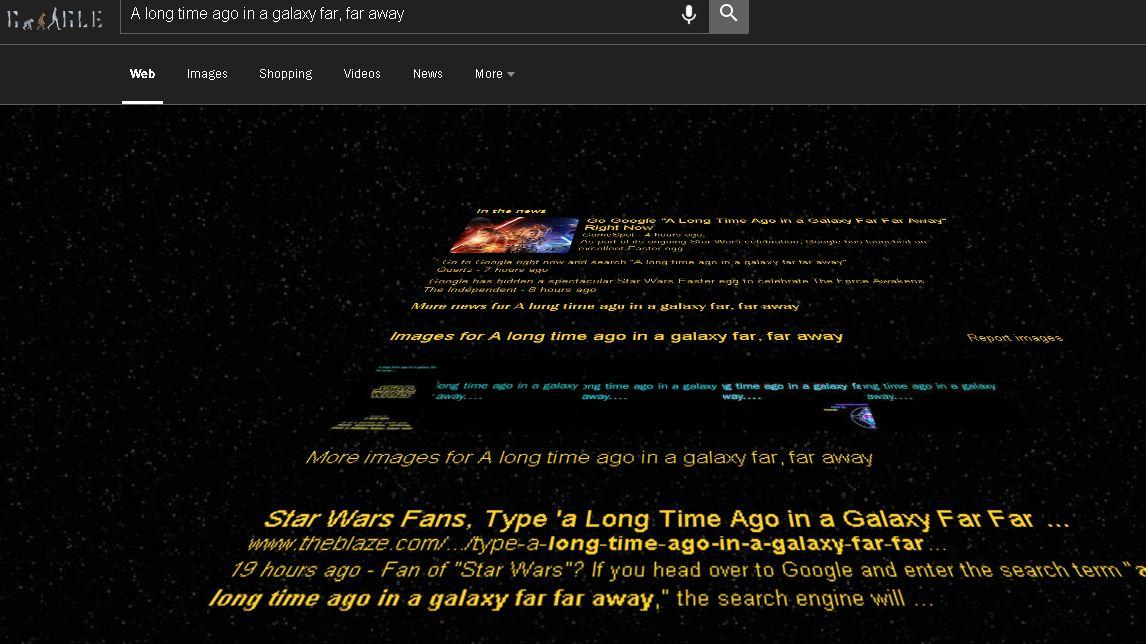 Google Unveils ‘Star Wars’ Easter Egg