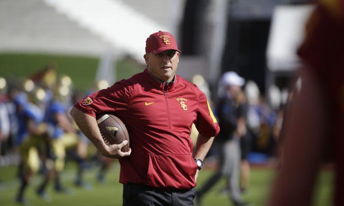 Interim Coach Helton Leads USC Into Pac-12 Title Game