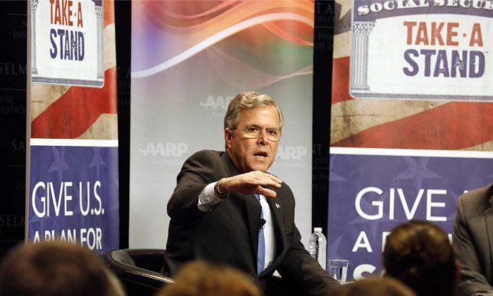 Fading in 2016 Race, Jeb Bush Won’t Budge From Policy Focus