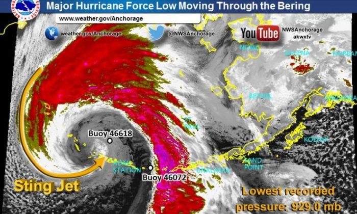Southern Alaska Blizzard Warning: Hurricane-Force Winds Lashing State Right Now