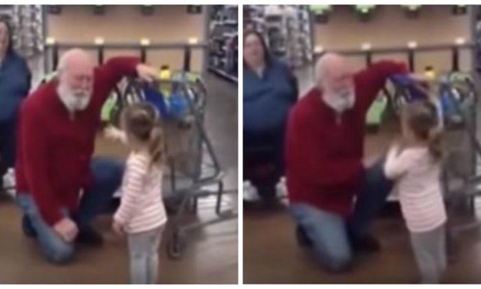 Viral Video: Little Girl Confuses Bearded Shopper With Santa, and Makes a New Friend