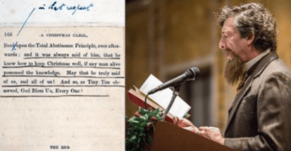 Neil Gaiman Reading of ‘A Christmas Carol’ Available Online for Christmas