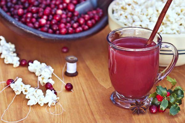Be sure to buy pure unsweetened cranberry juice or simply make it by bringing 5 cups of filtered water and 1 pound of fresh cranberries to a boil; when the berries pop, strain the juice and store in refrigerator. (StephanieFrey/iStock)