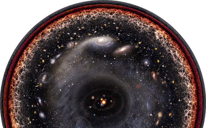 Artist Creates Stunning Logarithmic Image of Entire Known Universe
