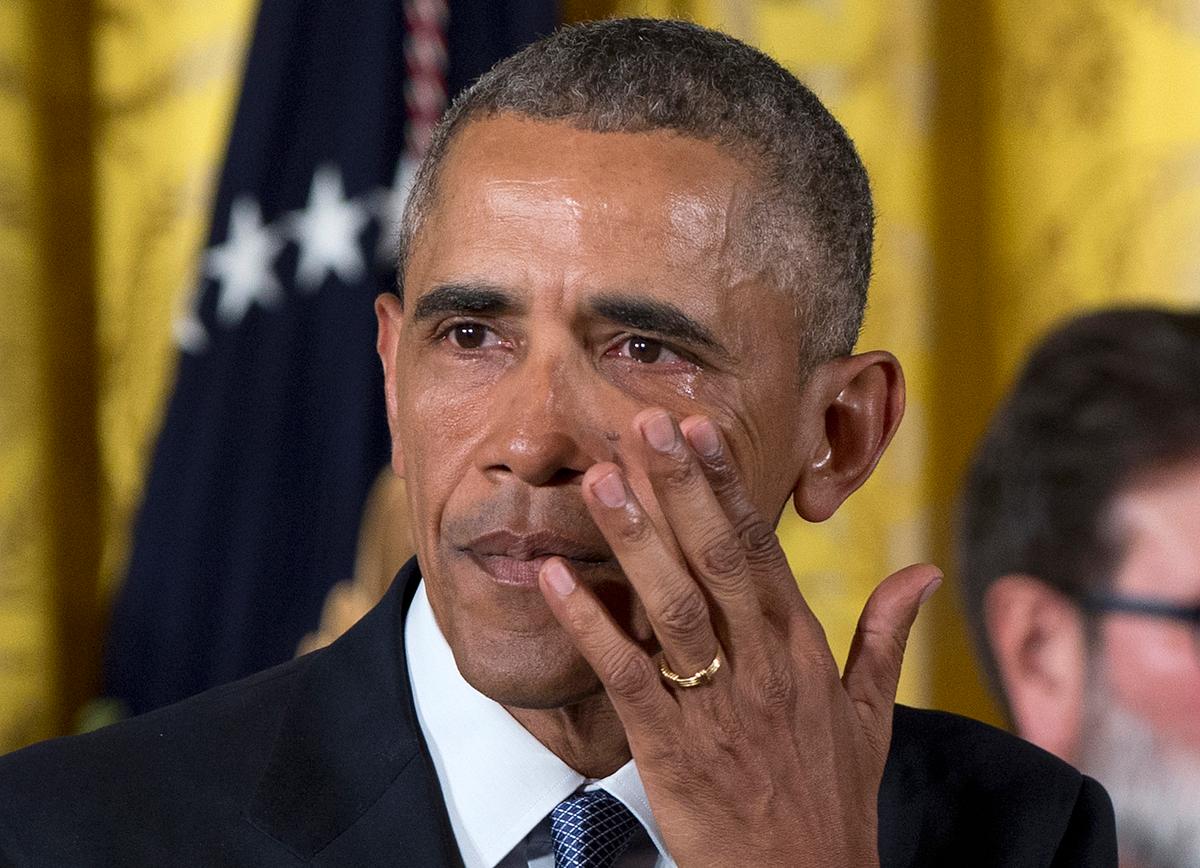 Watch: President Obama Moved to Tears During Gun Control Plan