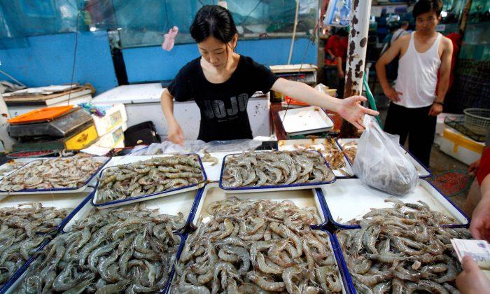 In China, the Curious Case of the Gel-Injected Shrimp