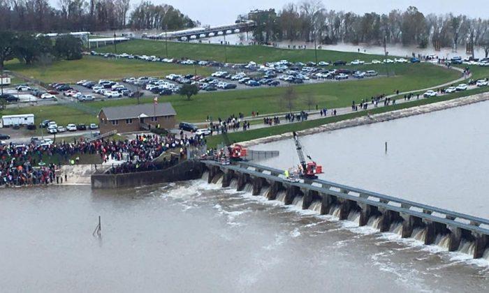 Bonnet Carre Spillway in New Orleans Opened Due to Rising Water Levels