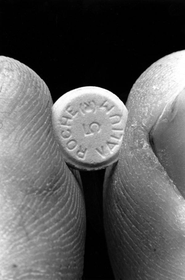 A single dose pill of Valium is displayed on March 2, 1979. (Marty Reichenthal/AP Photo)