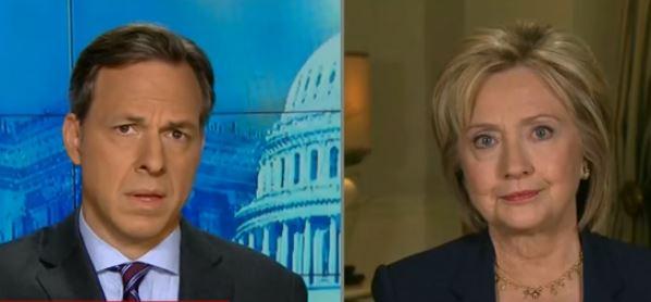 Watch Hillary’s Reaction When Jake Tapper Asks Her If She’s Been Interview by the FBI