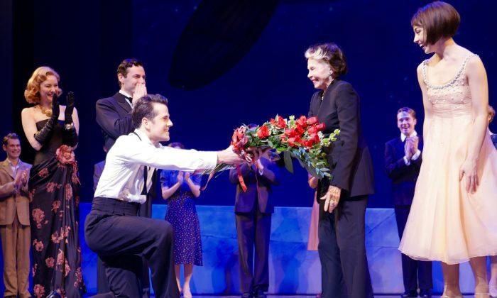 ‘An American in Paris’ Star Leslie Caron Visits Broadway