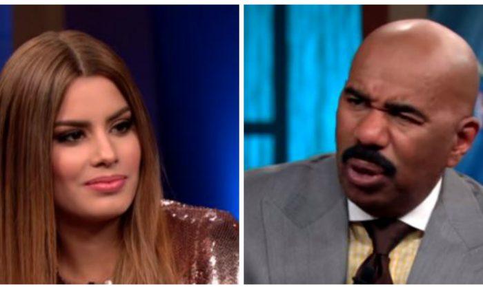 Steve Harvey Finally Apologized to Miss Colombia in Person. Then She Told Him to ‘Learn How to Read’